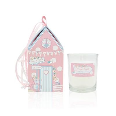 Κερί σπιτάκι με θέμα παραλία ροζ Soap Tales