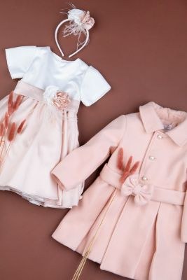 Χειμωνιάτικα βαπτιστικά ρούχα για κορίτσι Bambolino Amalia