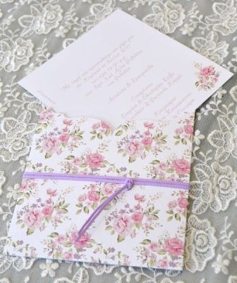 Προσκλητήρια Γάμου Vintage 