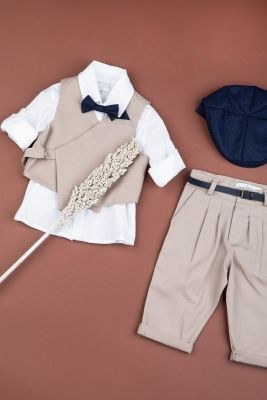 Χειμωνιάτικα βαπτιστικά ρούχα για αγόρι Bambolino Danaos