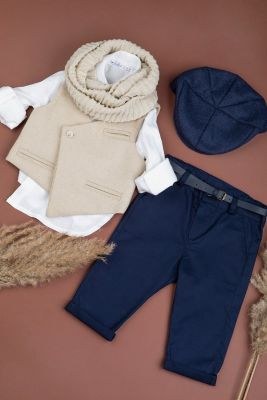 Χειμωνιάτικα βαπτιστικά ρούχα για αγόρι Bambolino Diagoras