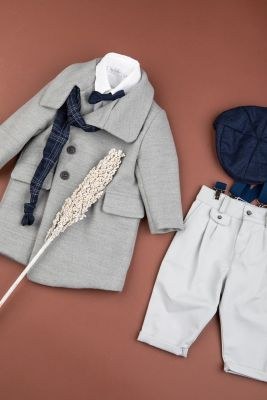 Χειμωνιάτικα βαπτιστικά ρούχα για αγόρι Bambolino Alkinoos