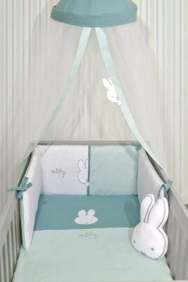 Baby Oliver Σετ Κούνιας Miffy 3τμχ Mint