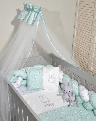 Miffy Σετ Κούνιας 7τμχ Des.53 Μέντα