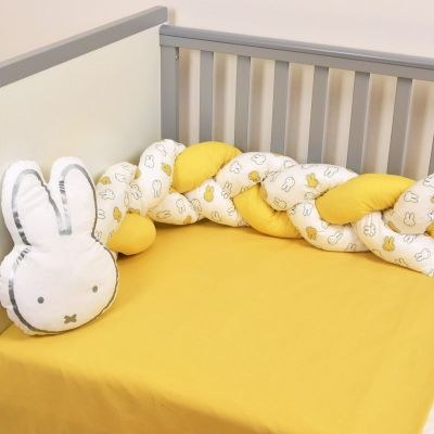 Miffy Πάντα Πλεξούδα Κίτρινο 18x200cm