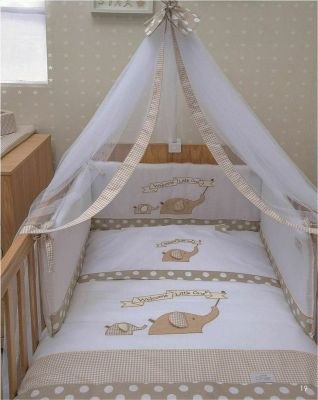 Baby Oliver Σετ Κούνιας Welcome Little One Des. 302 3τμχ Beige