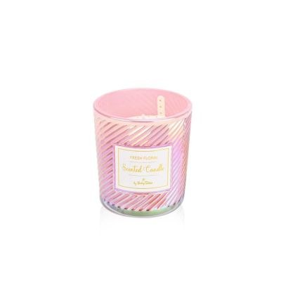 Μπομπονιέρες βάπτισης κερί pink glow Soap Tales