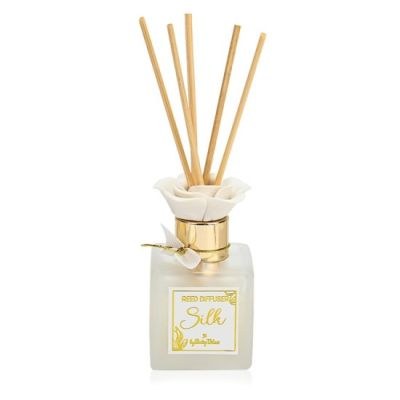 Μπομπονιέρες βάπτισης αρωματικό χώρου με κεραμικό λουλούδι 50ml Soap Tales