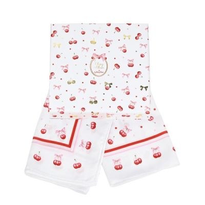 Μπομπονιέρες βάπτισης μαντίλι cherry bloom Soap Tales