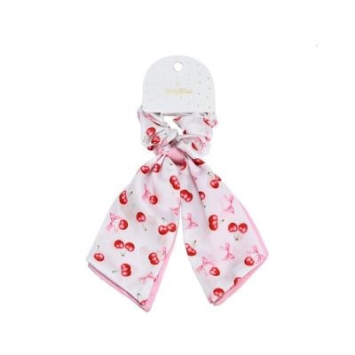 Μπομπονιέρες βάπτισης scrunchie με μαντίλι cherry bloom Soap Tales