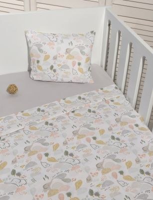 Baby oliver des.184 σεντόνια κούνιας σετ 3 τμχ εμπριμε