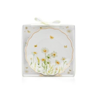 Μπομπονιέρες βάπτισης πιατάκι πορσελάνη daisy Soap Tales