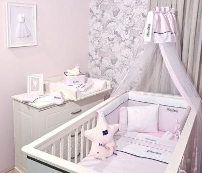 Nautica Σετ προίκας ροζ ριγέ