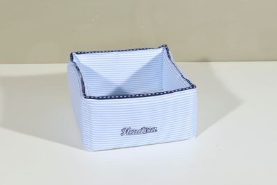 Nautica Καλάθι Καλλυντικών σιέλ ριγέ