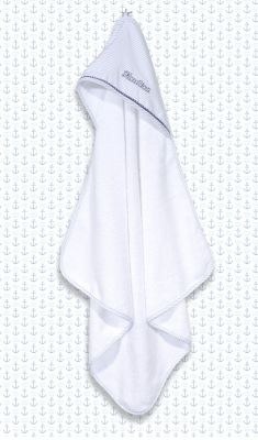 Nautica μπουρνούζι γκρι ριγέ