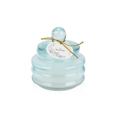 Μπομπονιέρες βάπτισης κερί Soap Tales flor blue 70γρ