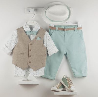 Βαπτιστικά ρούχα για αγόρι Bambolino Hart