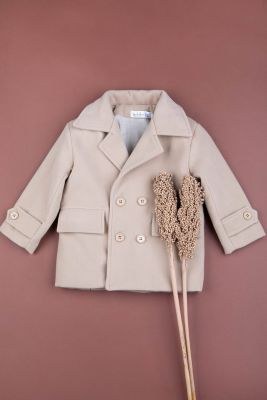 Χειμωνιάτικα βαπτιστικά ρούχα για αγόρι Bambolino Miller (Παλτό Montgomery)