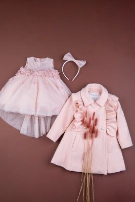 Χειμωνιάτικα βαπτιστικά ρούχα για κορίτσι Bambolino Marina