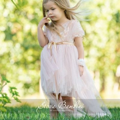 Stock βαπτιστικά ρούχα για κορίτσι Stova Bambini SS23 G15