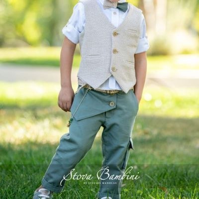 Βαπτιστικά ρούχα για αγόρι Stova Bambini SS23B10