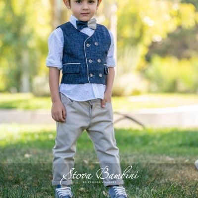 Stock βαπτιστικά ρούχα για αγόρι Stova Bambini SS23B17