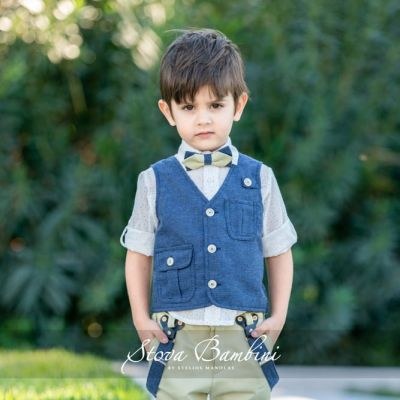 Stock βαπτιστικά ρούχα για αγόρι Stova Bambini SS23B23