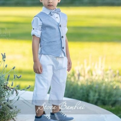 Stock βαπτιστικά ρούχα για αγόρι Stova Bambini SS23B24