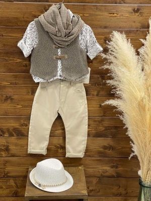 Stock βαπτιστικά ρούχα για αγόρι AW 126