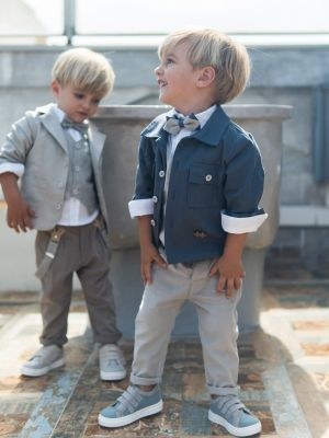 Χεμωνιάτικα βαπτιστικά ρούχα για αγόρι Stova Bambini AW23-24 B2