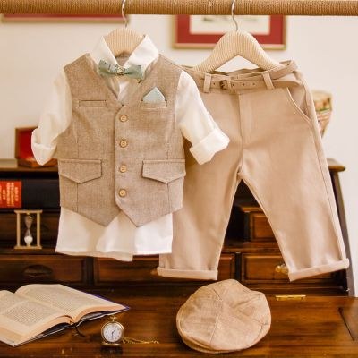 Βαπτιστικά ρούχα για αγόρι φθινόπωρο - χειμώνας Bambolino Russel