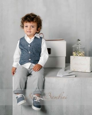 Βαπτιστικά ρούχα αγόρι φθινόπωρο -χειμώνας Stova Bambini AW 25-26 B2