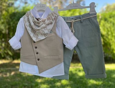 Βαπτιστικά ρούχα για αγόρι φθινόπωρο - χειμώνας Bambolino Iasonas