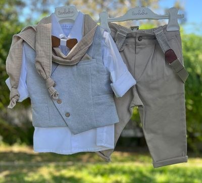 Βαπτιστικά ρούχα για αγόρι φθινόπωρο - χειμώνας Bambolino Marios