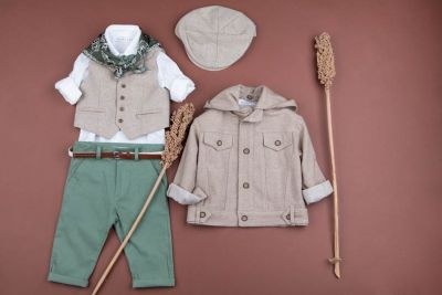 Βαπτιστικά ρούχα για αγόρι φθινόπωρο - χειμώνας Bambolino Platonas