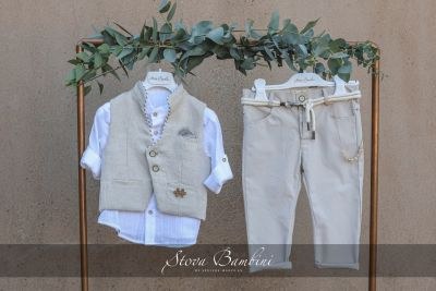 Βαπτιστικά ρούχα για αγόρι Stova Bambini SS24 B5