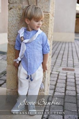 Βαπτιστικά ρούχα αγόρι Stova Bambini SS25 B34