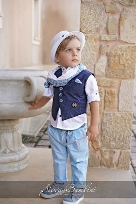 Βαπτιστικά ρούχα για αγόρι Stova Bambini SS24 B8