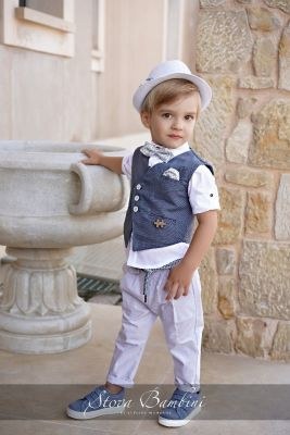 Βαπτιστικά ρούχα για αγόρι Stova Bambini SS24 B9