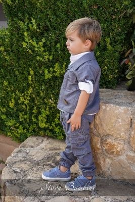 Stock βαπτιστικά ρούχα για αγόρι Stova Bambini SS24 B24