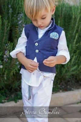 Stock βαπτιστικά ρούχα για αγόρι Stova Bambini SS24 B4