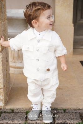 Βαπτιστικά ρούχα για αγόρι Stova Bambini SS24 B23