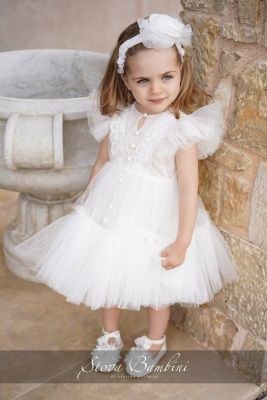 Βαπτιστικά ρούχα για κορίτσι Stova Bambini SS24 G28