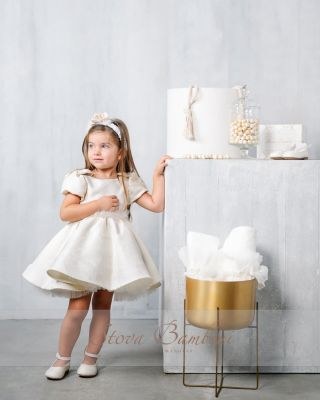 Βαπτιστικά ρούχα κορίτσι φθινόπωρο - χειμώνας Stova Bambini AW 25-26 G1