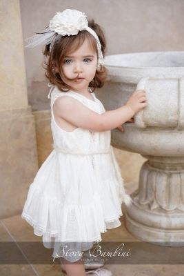 Stock βαπτιστικά ρούχα για κορίτσι Stova Bambini SS24 G10