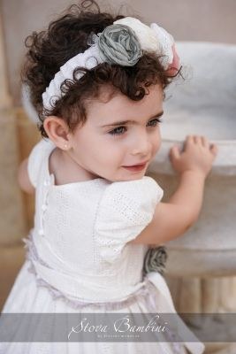 Stock βαπτιστικά ρούχα για κορίτσι Stova Bambini SS24 G16 