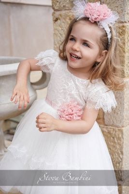 Βαπτιστικά ρούχα για κορίτσι Stova Bambini SS24 G23