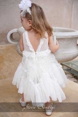Stock βαπτιστικά ρούχα για κορίτσι Stova Bambini SS24 G25