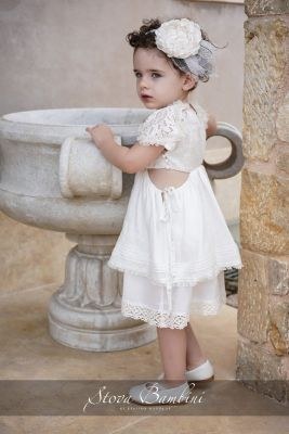 Stock βαπτιστικά ρούχα για κορίτσι Stova Bambini SS24 G7