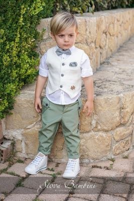 Βαπτιστικά ρούχα για αγόρι Stova Bambini SS24 B14